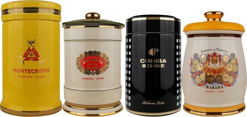 Zigarrenzubehör der Serie Habanos Jars (Porzellantöpfe)