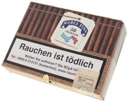 Zigarillos der Serie Marca Fina Zigarillos