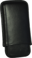 Zigarrenzubehör Etui  Martin Wess 4-5er smooth schwarz (505) (13748)