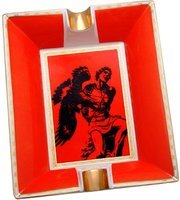 God of Fire Ashtray Prometheus Red