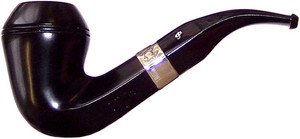 Pfeifen Serienpfeifen  Peterson HANSOM ebony - Fishtail