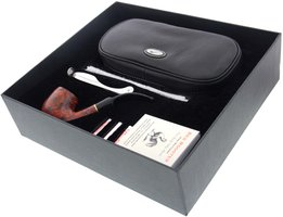 Passatore Pipe Gift Set rotbraun gebogen (409718)