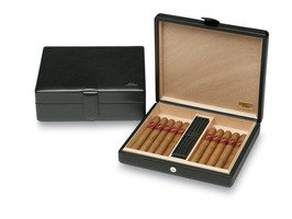 Zigarrenzubehör Humidor  Zino Kleines Modell SCHWARZ (3520)