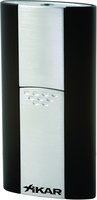 Zigarrenzubehör Feuerzeug  Xikar Black Silver (506BK)