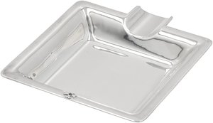 Zigarrenzubehör Aschenbecher  Sillems 925 Sterling Silver Square (1511)