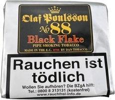 Tabak Pfeifentabak  Dan Tobacco Olaf Poulsson No. 88 Black Flake 250g Pouch