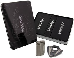 Zigarrenzubehör Geschenkideen  Xikar gunmetal & silber