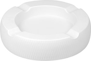 Zigarrenzubehör Aschenbecher  Passatore Keramik weiss matt rund für 4 Zigarren (523062)