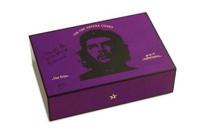 Zigarrenzubehör Humidor  Elie Bleu Sykomore Maserung lila (für 100 Zigarren)