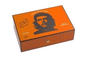 Zigarrenzubehör Humidor  Elie Bleu Sykomore Maserung orange (für 100 Zigarren)