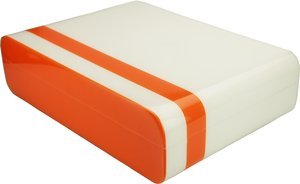 Guy Janot Classic Humidor weiß/orange Lack für 20 Zigarren (630)