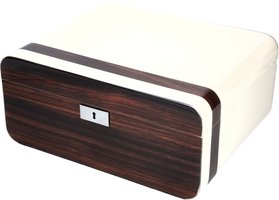 Guy Janot Classic Humidor Makassar White for 50 Cigars (633)