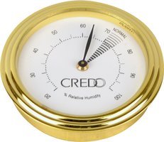 Credo Humidorzubehör Hygrometer gold (596092)