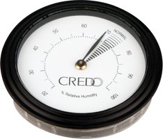 Credo Humidorzubehör Hygrometer Schwarz (596093)