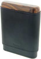 Zigarrenzubehör Etui  Adorini Schwarz glatt für 3-5 Zigarren (12732-9362)
