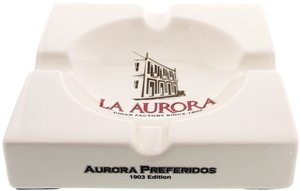 Zigarrenzubehör Aschenbecher  La Aurora Weiß (8631)