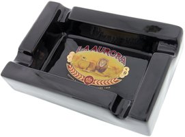 La Aurora Cigar Ashtray schwarz (8076)