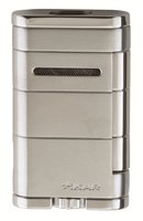 Xikar Allume (Double Jet) Steel - Silver (533SL)