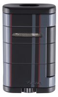 Zigarrenzubehör Feuerzeug  Xikar Charcoal, Black & Red (533HPCBR)