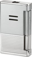 Davidoff Jetflame Feuerzeug Palladium gebürstet - Linien horizontal - (50689)