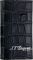 Zigarrenzubehör Feuerzeugetui  S.T. Dupont Slim 7 black croco pattern (087353)