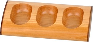 Pfeifenzubehör Pfeifenständer  Classic Ahorn-Walnuss 3er (553733)