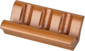 Pfeifenzubehör Pfeifenständer  Classic Walnuss matt 3er (550413)