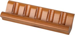 Pfeifenzubehör Pfeifenständer  Classic Walnuss matt 5er (550415)