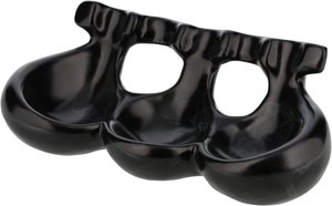 Pfeifenzubehör Pfeifenständer  Classic Ceramic for 3 pipes marble/black matte (6610121)