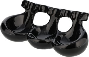 Pfeifenzubehör Pfeifenständer  Classic Ceramic for 3 pipes black shiny (6610122)