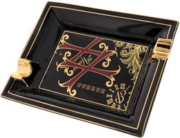 S.T. Dupont Aschenbecher Opus X 20th Anniversary designed by Manny Iriarte Black Porcelain de Limoges (F6001B)