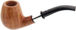 Pfeifen Freehand Pfeifen  Ascorti Natural silver gebogen