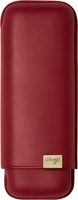 Davidoff calfskin Cigar Case XL-2 Iconic Red/Gold (51003713)