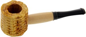 Pfeifen Serienpfeifen  Missouri Meerschaum Miniature Varnished BLACK (ohne Filter)