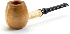 Missouri Meerschaum Hardwood Apple Diplomat STRAIGHT Maple (mit Filter)