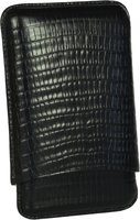 Zigarrenzubehör Etui  Martin Wess 5er Eidechse schwarz (lizard) (503-11) (10283)