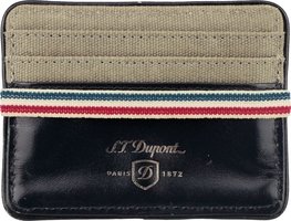 Zigarrenzubehör Merchandise  S.T. Dupont Cardholder dark blue/canvas (exhibition piece with minor signs of wear)
