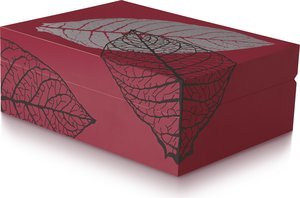 Zino Humidor Leaf Graphic rot (51000229)