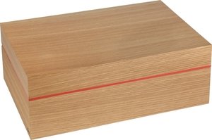 Zino Humidor Z 80 Eiche und rot (115916)