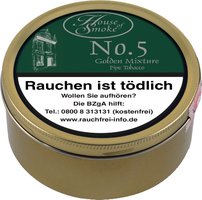 Tabak Pfeifentabak  House of Smoke No. 5 Golden Mixture 100g Dose (ehemals Speaker´s Pleasure) 61562