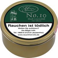 Tabak Pfeifentabak  House of Smoke No. 10 Black Cavendish 100g Dose (ehemals Gouverneur´s Pleasure) 74511