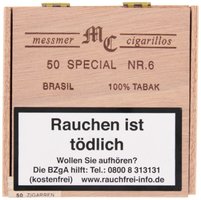 Zigarillos Deutschland  Messmer MC Special No. 6 Brasil (Cigarillo/ 50er Holzkiste)