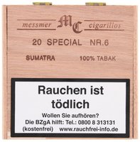 Zigarillos Deutschland  Messmer MC Special No. 6 Sumatra (Cigarillo/Holzkiste)
