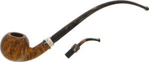Pfeifen Freehand Pfeifen  Neerup Group 2 Churchwarden (Nr. 26) mit kurzem Zusatzmundstück