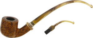 Pfeifen Freehand Pfeifen  Neerup Group 3 Structure Churchwarden (Nr. 31) mit kurzem Zusatzmundstück