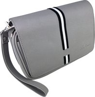 Pfeifenzubehör Pfeifentaschen  Guy Janot 3er grey Saffiano (6548)