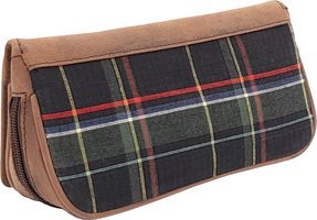 Pfeifenzubehör Pfeifentaschen  Guy Janot 2er braun Buffalo / Scotland green  (10120)