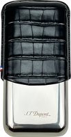 Zigarrenzubehör Etui  S.T. Dupont 3er Dandy Noir/chrom (183017)
