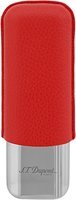 S.T. Dupont Zigarren Etui Metall 2er rouge/chrome (183268)