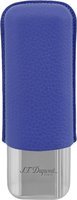 S.T. Dupont Zigarren Etui Metall 2er bleu/chrom (183267)